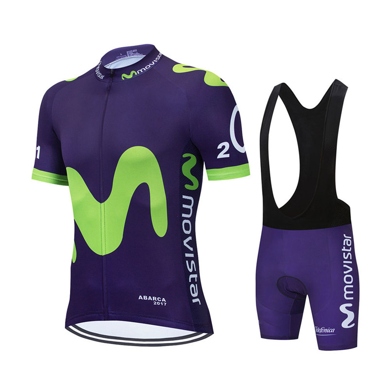 New Summer Movistar Team Cycli - Cycling Gear Jersey recension och pris