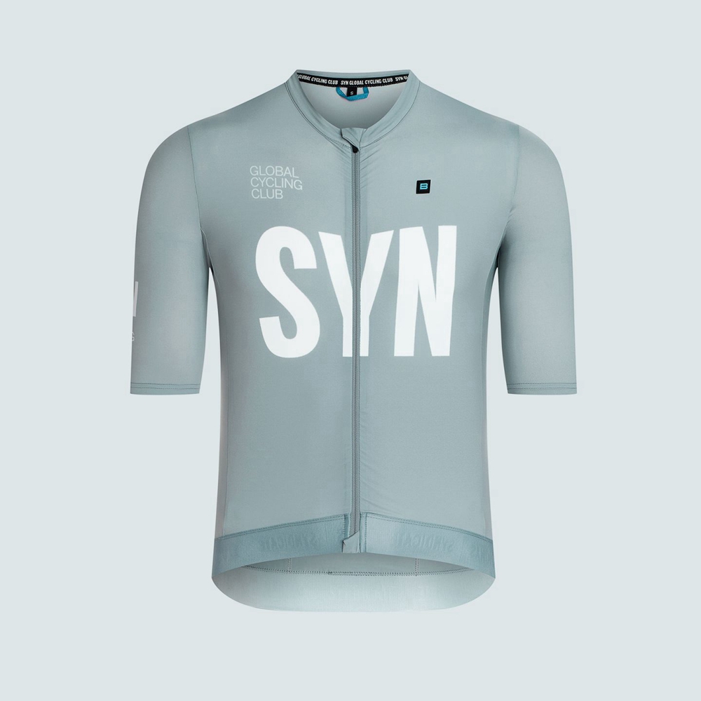 Silver gray short sleeved cycl - Cycling Gear Brands recension och pris